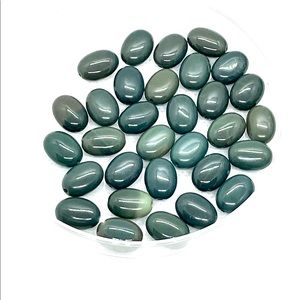 16 Natural Bloodstone Oval Beads